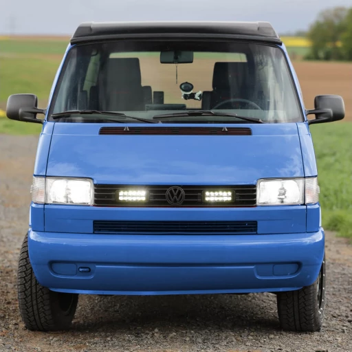 VW T4 Ilgas LED Žibintų Grotelių Integracijos Rinkinys | Standartinis | ECE Sertifikuotas