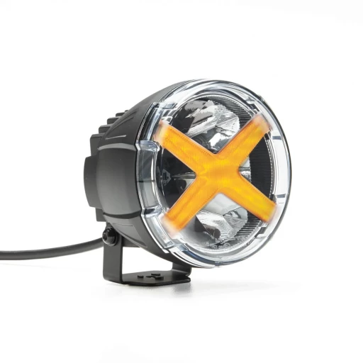 LED Tolimosios Šviesos 5 colių X-Type Žibintai su Padėties Nustatymu | ECE sertifikuota