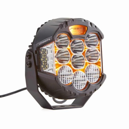 LED Rave-X 7 colių AMBER Tolimosios Šviesos | ECE sertifikuota