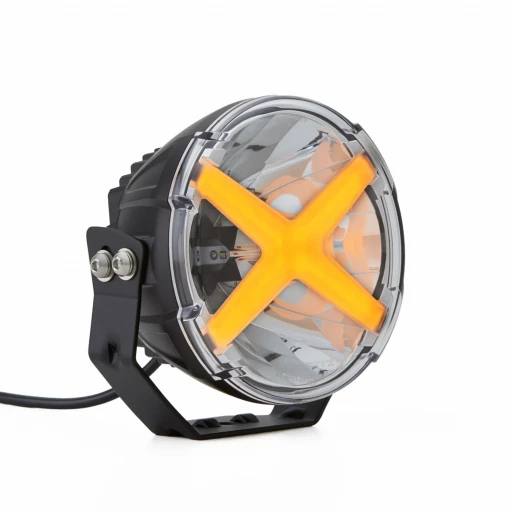 LED Tolimosios Šviesos 7 colių X-Type Žibintai su Padėties Nustatymu | ECE sertifikuota