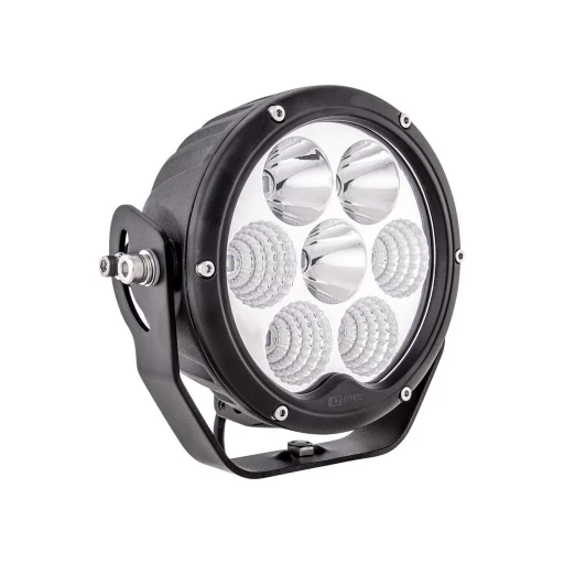 LED UltraLux 7 Colių AMBER Šviesos Žibintas | Combo 10°+ 60° | ECE Sertifikuotas